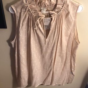 Size 14 light pink blouse from H&M